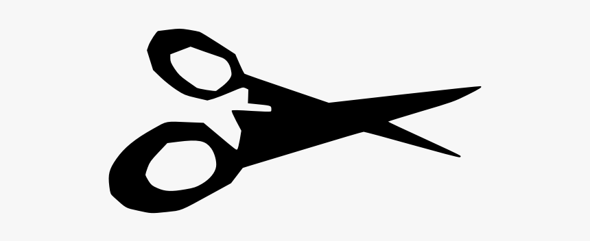 Scissor Silhouette - Scissors, HD Png Download, Free Download