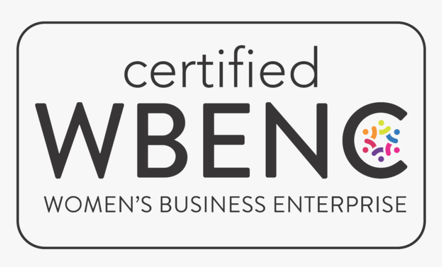 Wbe Seal Cmyk - Certified Women Owned Business, HD Png Download, Free Download