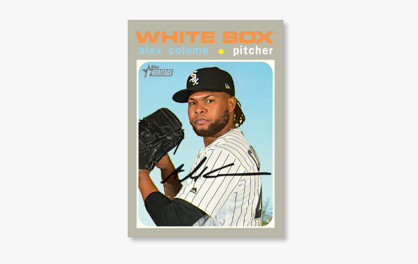 Alex Colome 2020 Topps Heritage Baseball Base Cards - Baseball, HD Png Download, Free Download