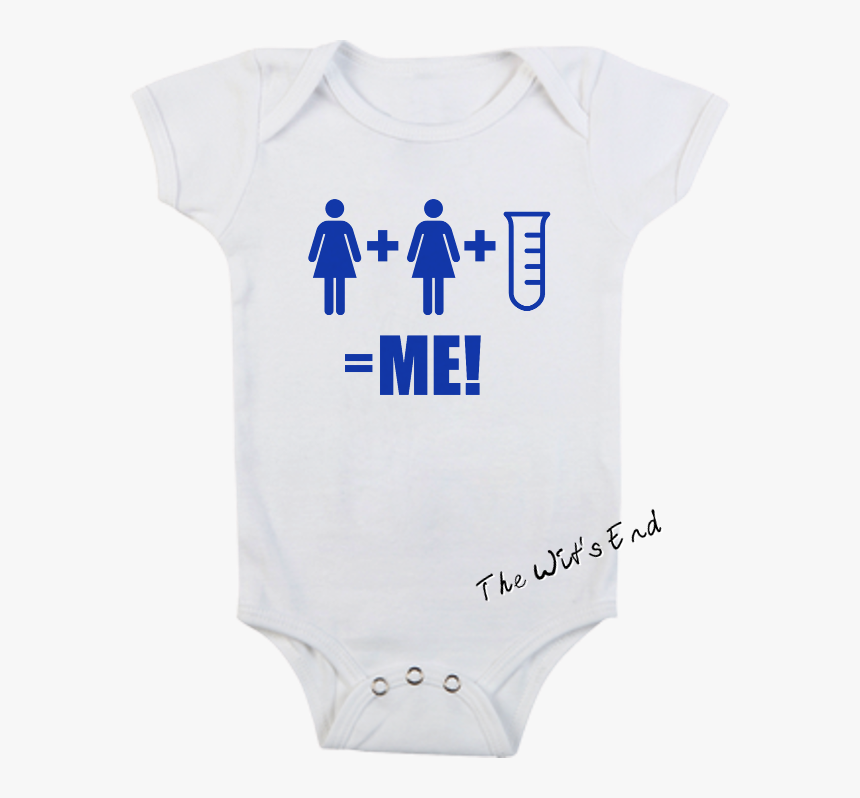 Mommy Mommy Test Tube= Me Ivf Lgbtq Onesie - Infant Bodysuit, HD Png Download, Free Download