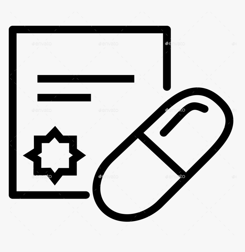 20 Medicine Drugs Pills Line Icon Clipart , Png Download - Pharmaceutical Drug, Transparent Png, Free Download