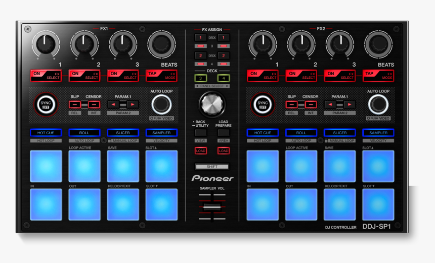 Serato Sub Controller"
								data - Pioneer Ddj Sp1, HD Png Download, Free Download