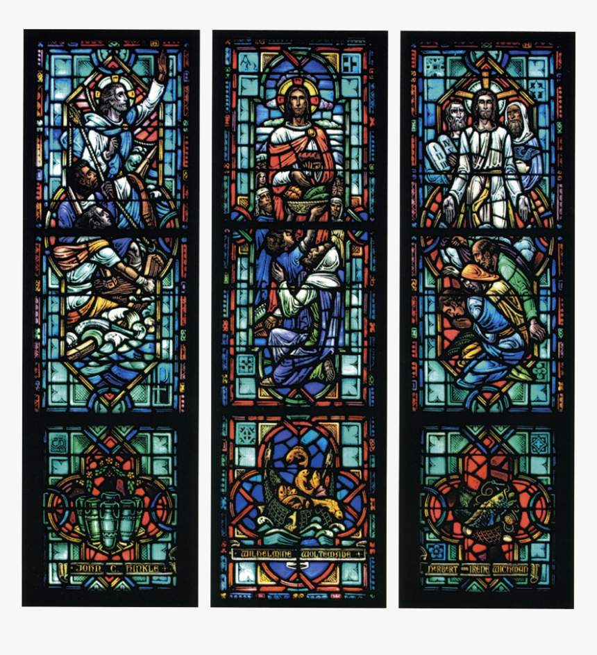 Miraclesofjesus - Stained Glass, HD Png Download, Free Download