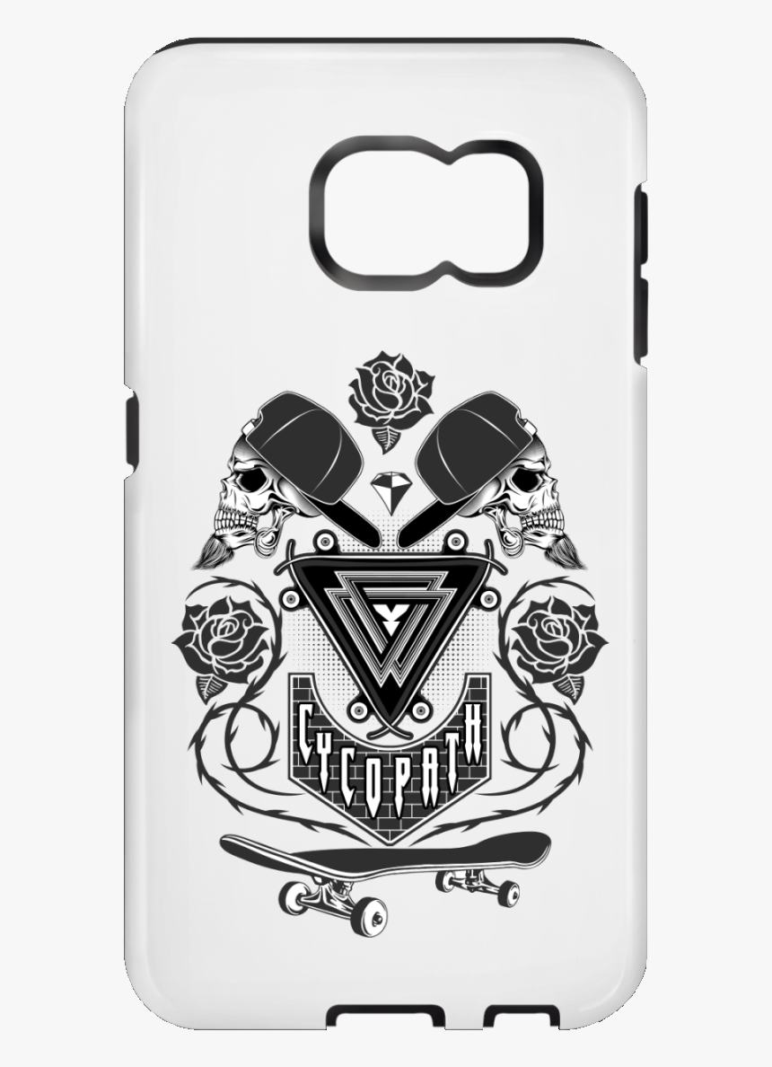 Skateboarding Samsung Galaxy S7 Tough Case - T-shirt, HD Png Download, Free Download