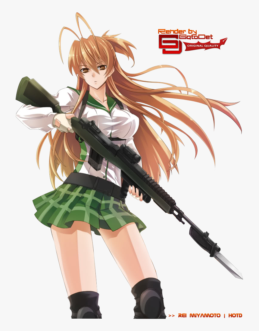 Rei Miyamoto Highschool Of The Dead, HD Png Download, Free Download