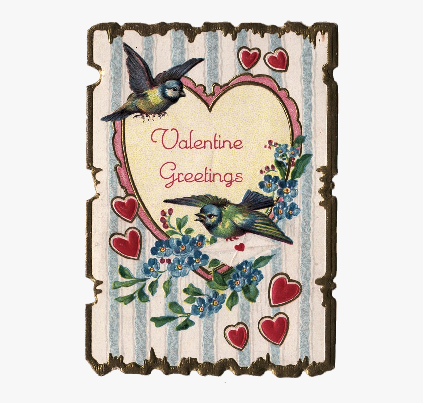 Free Clip Art Vintage - Free Vintage Valentine Clipart, HD Png Download, Free Download