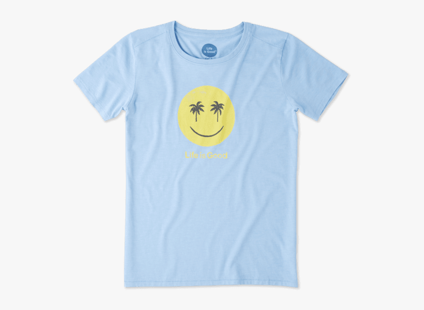 Women"s Smiley Palms Cool Tee - Smiley, HD Png Download, Free Download