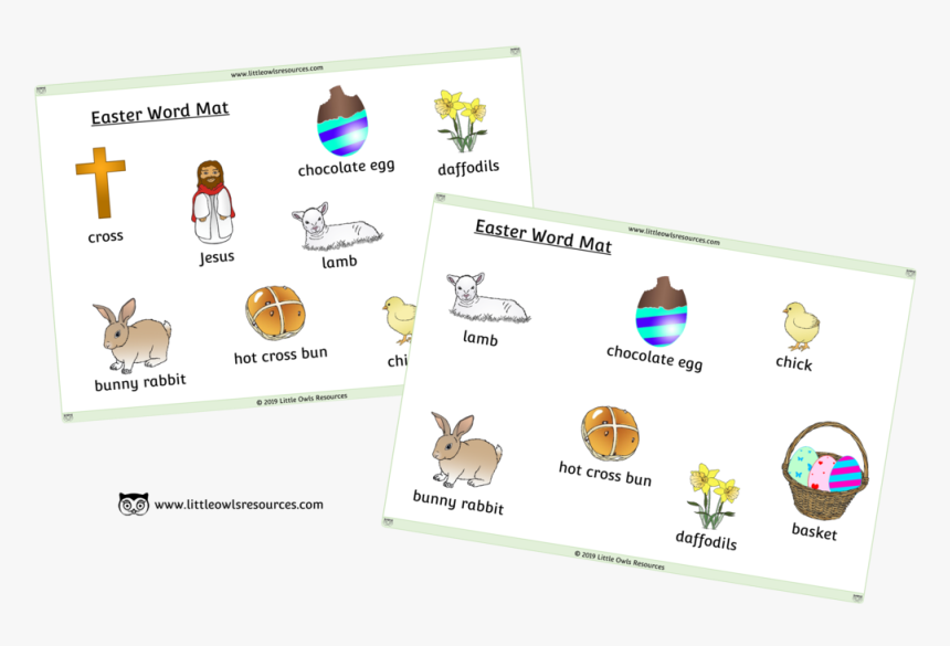 Easter Word Mats, HD Png Download, Free Download