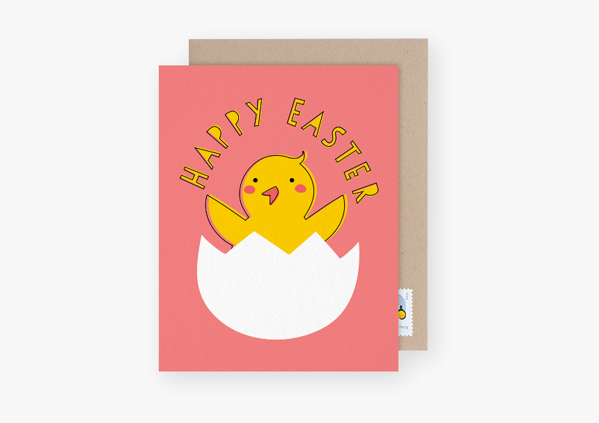 Adorable Chick Easter Greeting Card - Greeting Card, HD Png Download, Free Download