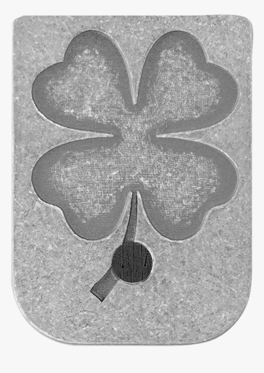 4 Leaf Clover Stainless Steel Rugged Finish Mag Plate - Shamrock, HD Png Download, Free Download