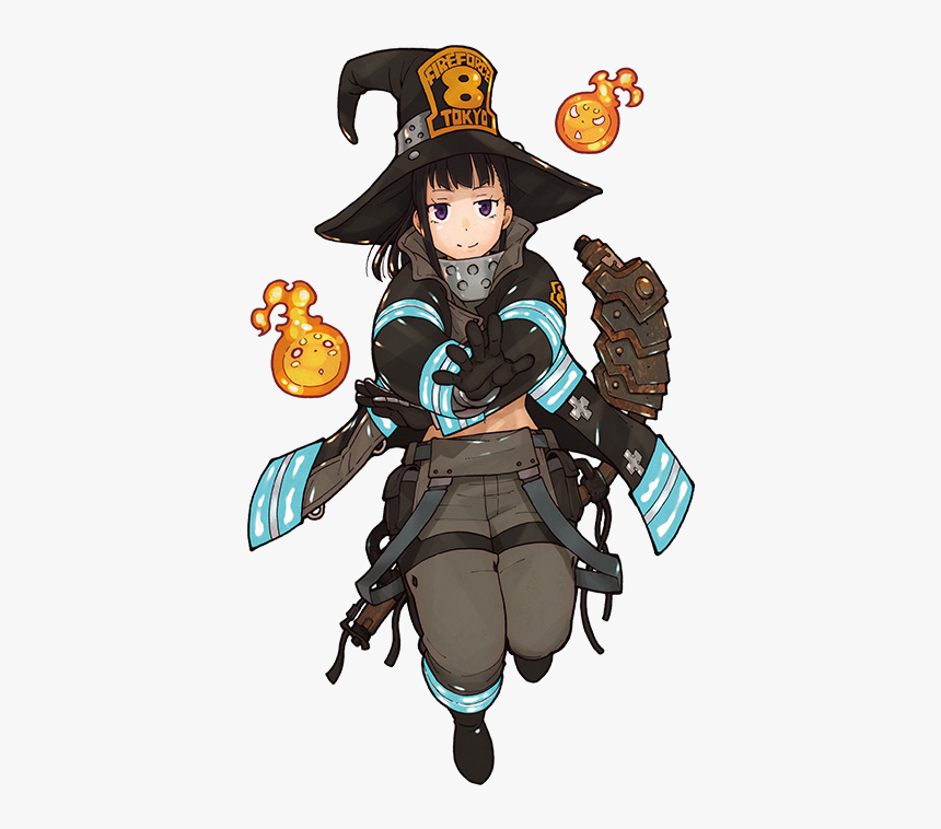 Maki Oze Of Flames - Atsushi Okubo Fire Force, HD Png Download, Free Download