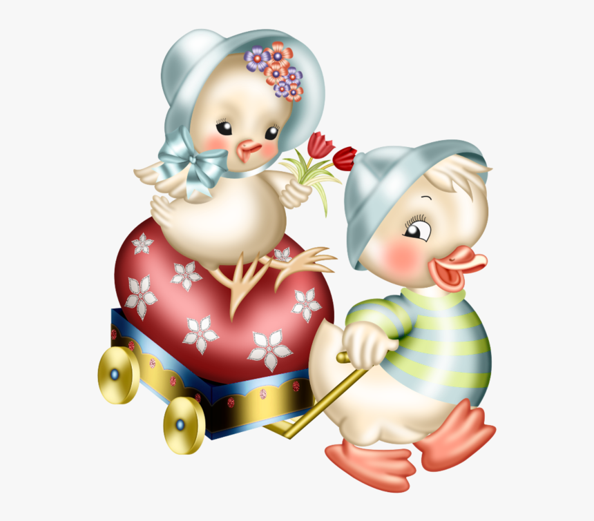 Decoration Chickens Easter Bunny Picture Download Hd - Caring Friend, HD Png Download, Free Download
