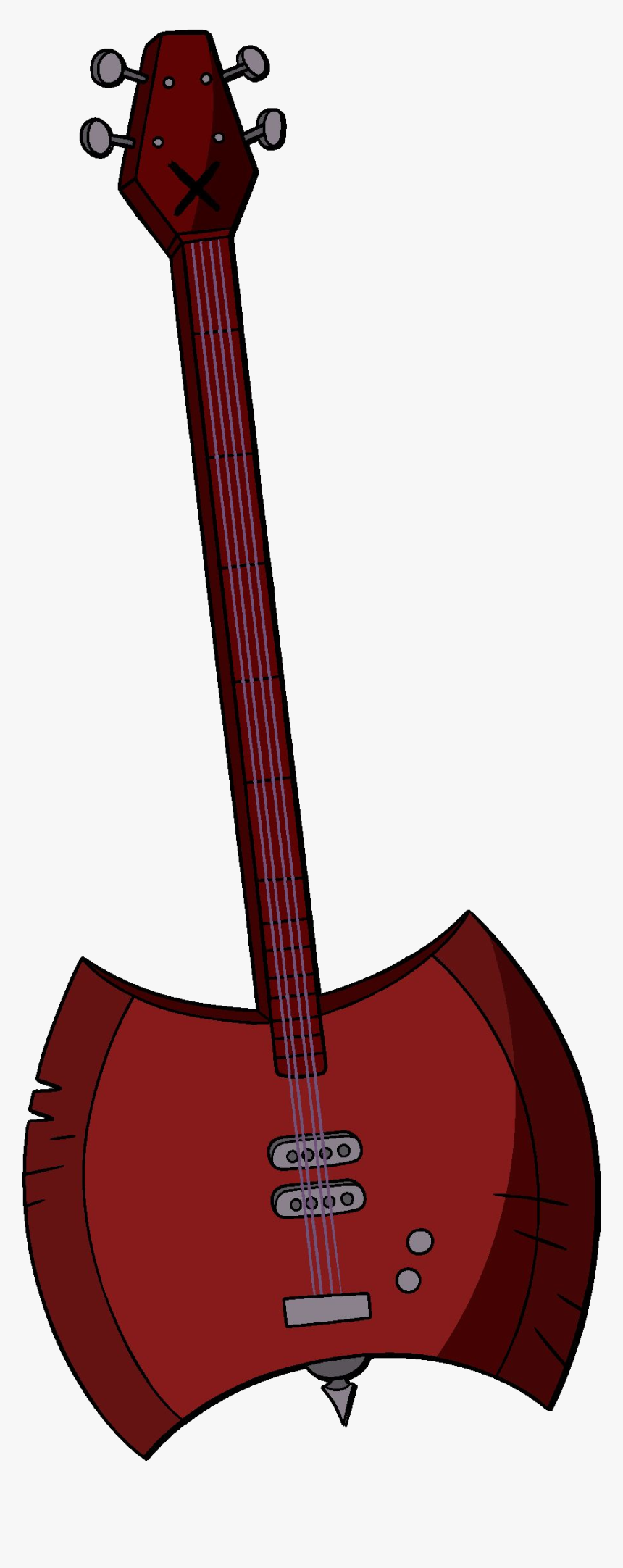 Adventure Time With Finn And Jake Wiki - Marceline Bass Guitar Drawing, HD Png Download, Free Download