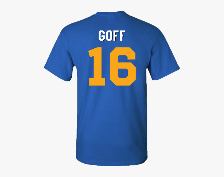 Men"s Los Angeles Rams Logo Jared Goff Jersey T-shirt - Blue Italia T Shirt, HD Png Download, Free Download