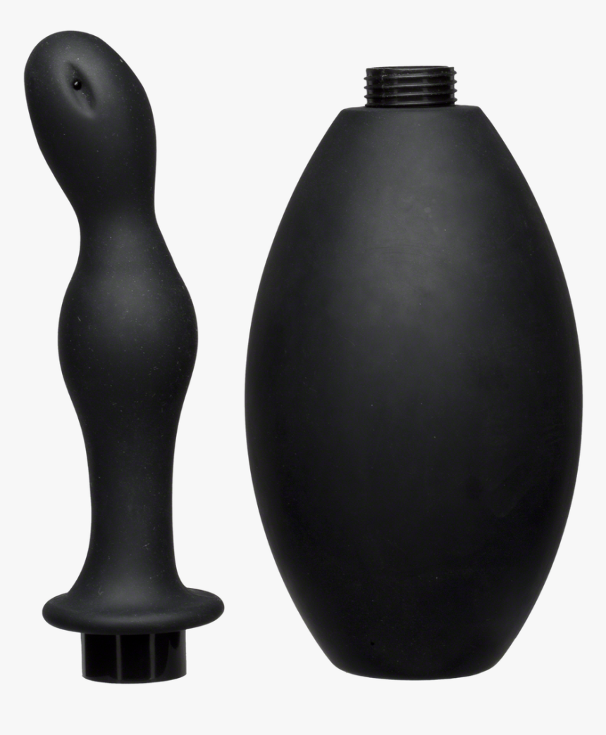 Silicone Anal Douche & Accessory Black - Rectal Douching, HD Png Download, Free Download