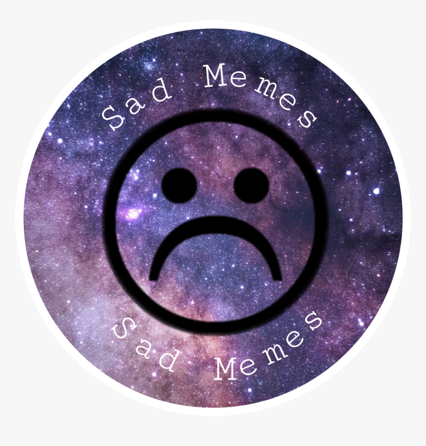 #sad #sadmeme #sadboy #sadgirl #circle #face #emoji - Sad Smiley Face, HD Png Download, Free Download