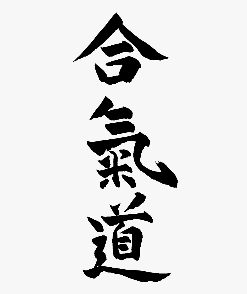 Aikido-kanji2 - Aikido Kanji Transparente, HD Png Download, Free Download