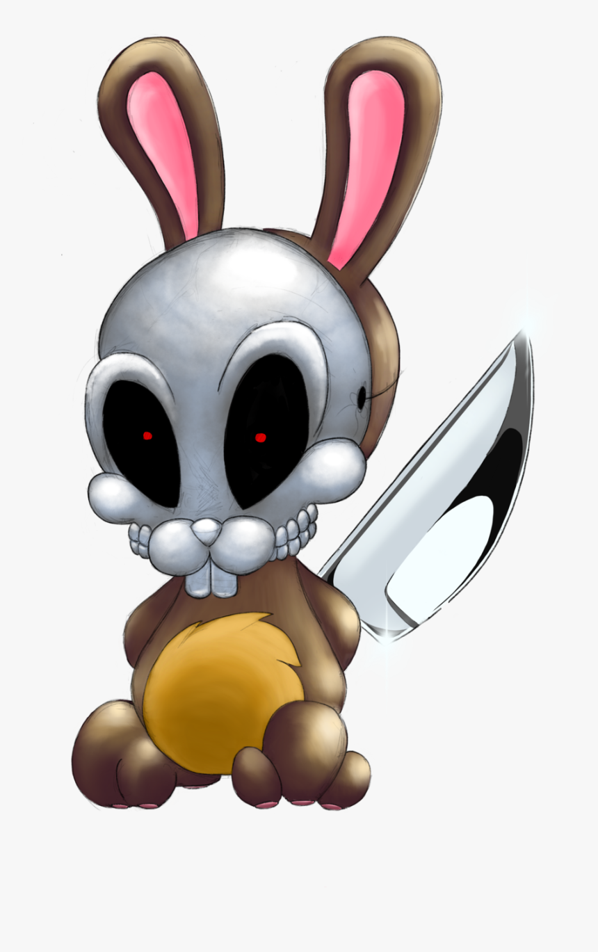 Skull Bunny Ll - Cartoon, HD Png Download, Free Download