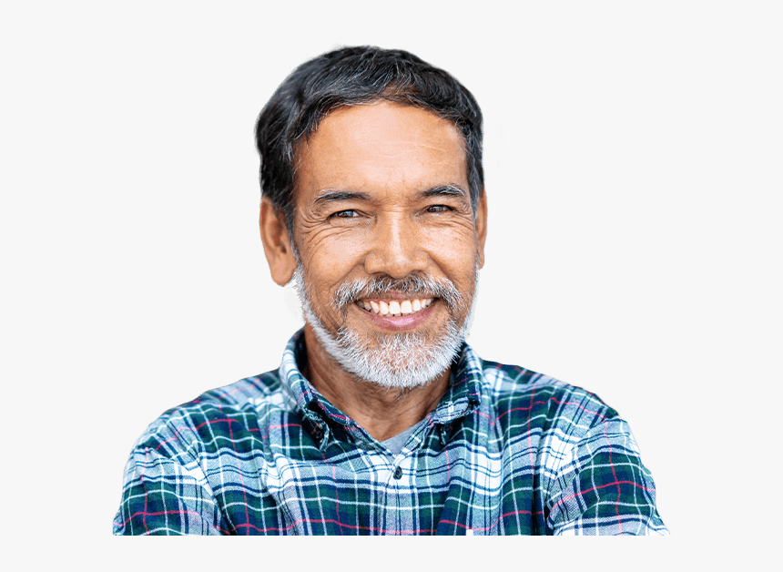 Older Man With Healthy Smile - Smile, HD Png Download, Free Download