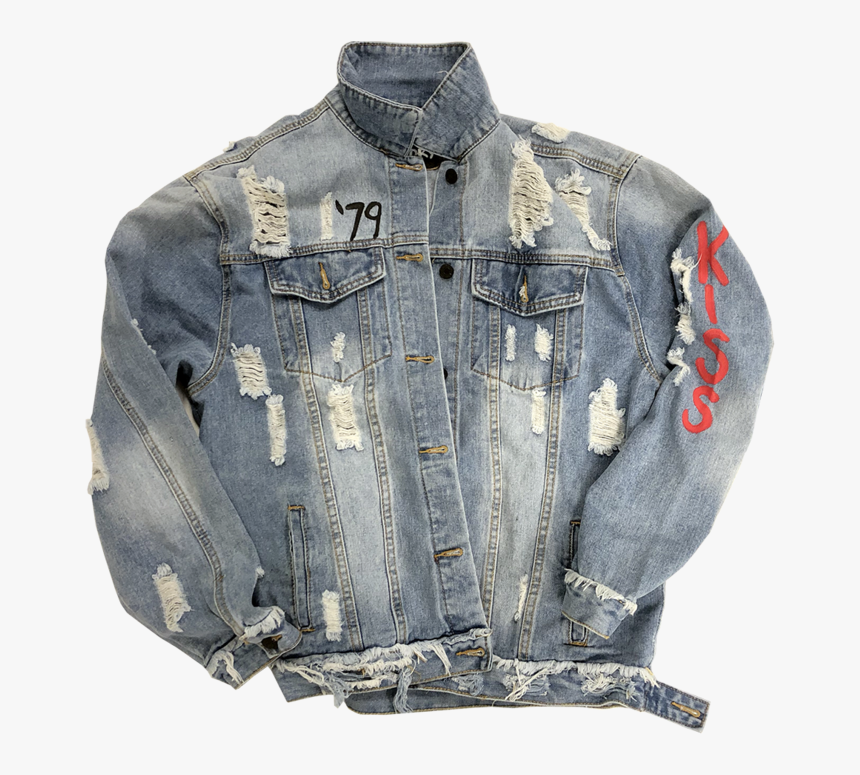 Dynasty Hand Painted Denim Jacket - Kiss Merch, HD Png Download, Free Download