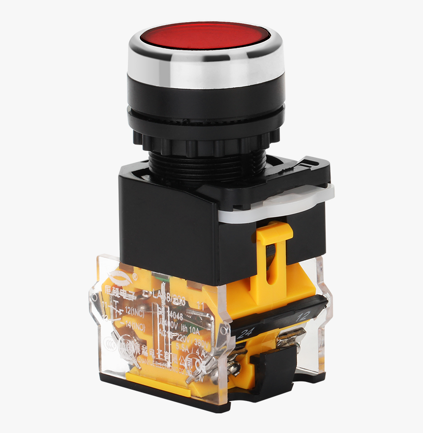 Exhibition Self Reset Button Switch Small Industrial - Switch, HD Png Download, Free Download