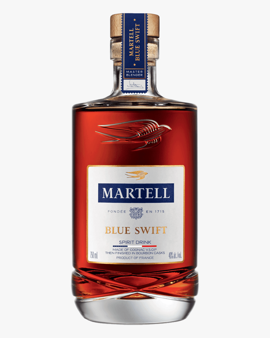 Martell Blue Swift Cognac, HD Png Download, Free Download