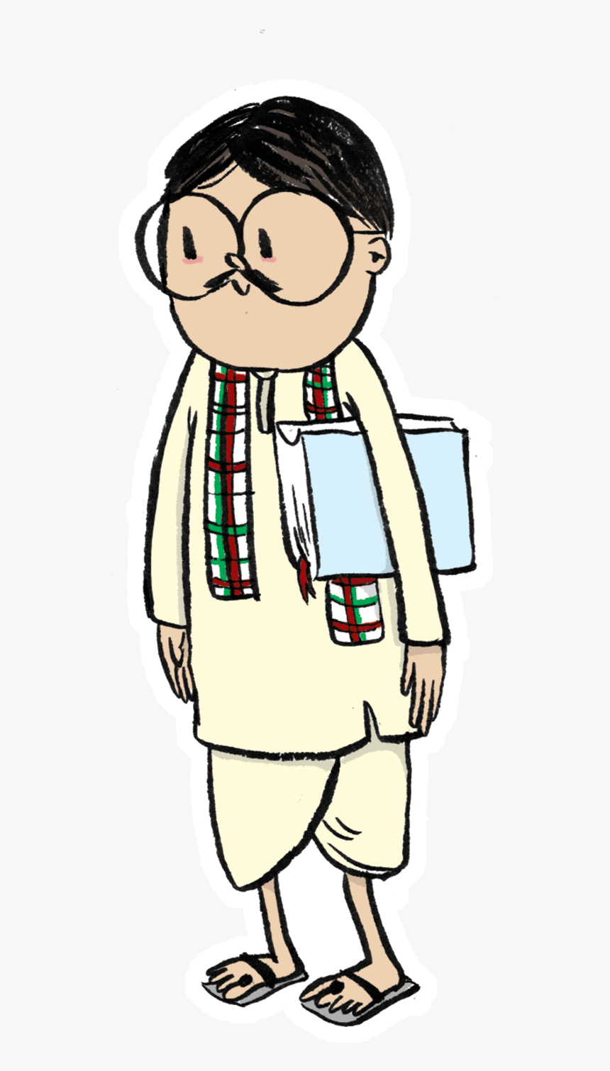 Indian Clipart Dad - Cartoon Indian Family Png, Transparent Png, Free Download
