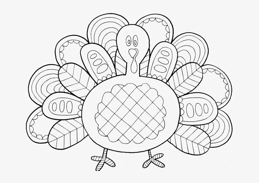 Turkey Feathers Coloring Sheet 6 By Monica - Thanksgiving 2019 Coloring Pages, HD Png Download, Free Download