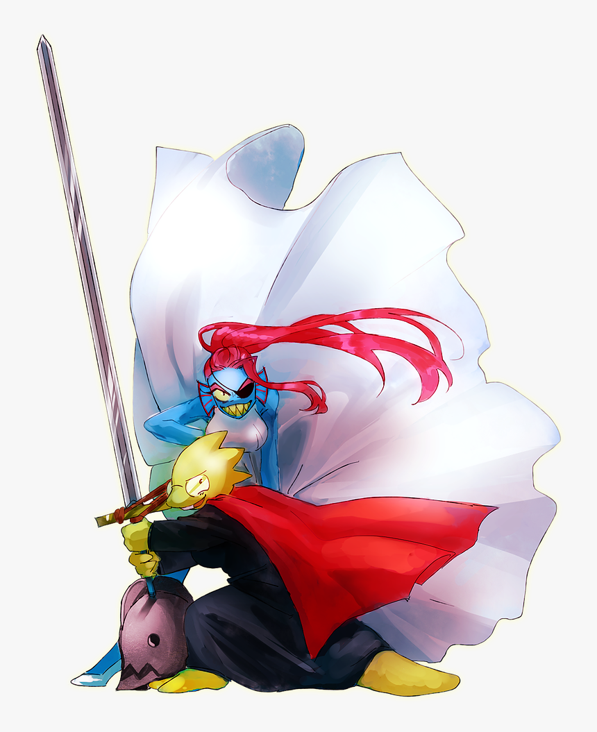 Alphys X Undyne, HD Png Download, Free Download