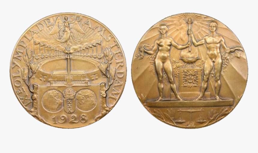 Amsterdam Summer Olympics Participation Medal - 1928 Gold Medal Olympics, HD Png Download, Free Download