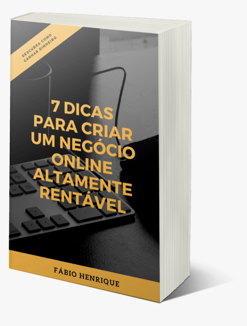 Quer Aprender Como Montar Um Negócio Online Altamente - Book Cover, HD Png Download, Free Download