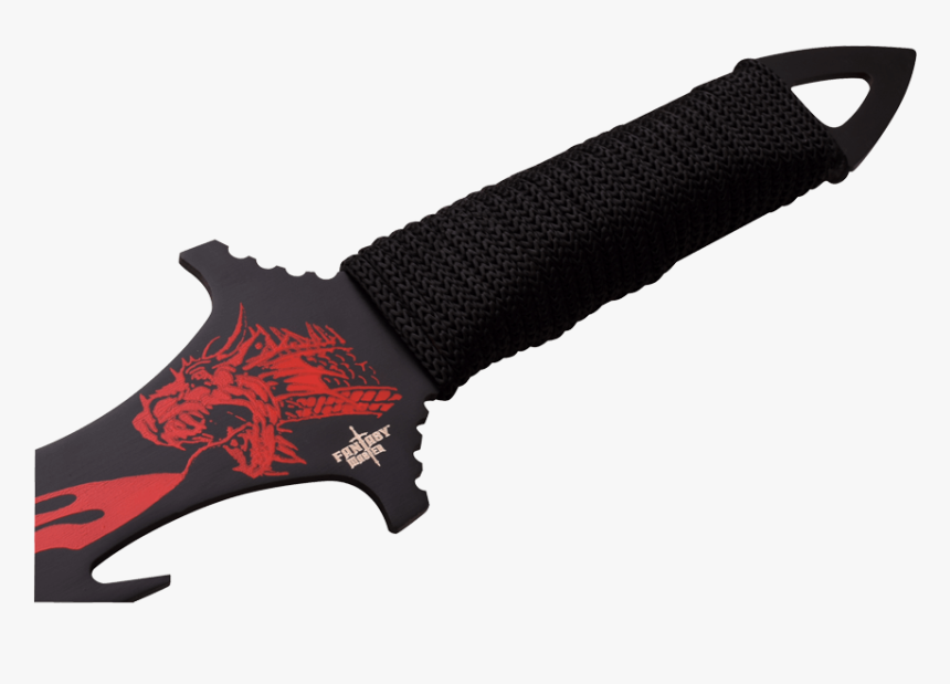 Flaming Dragon Fantasy Short Sword - Sword, HD Png Download, Free Download