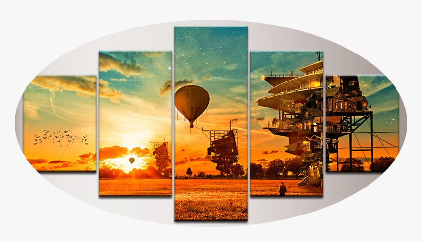 "looking Ahead" - Hot Air Balloon Concept Art, HD Png Download, Free Download