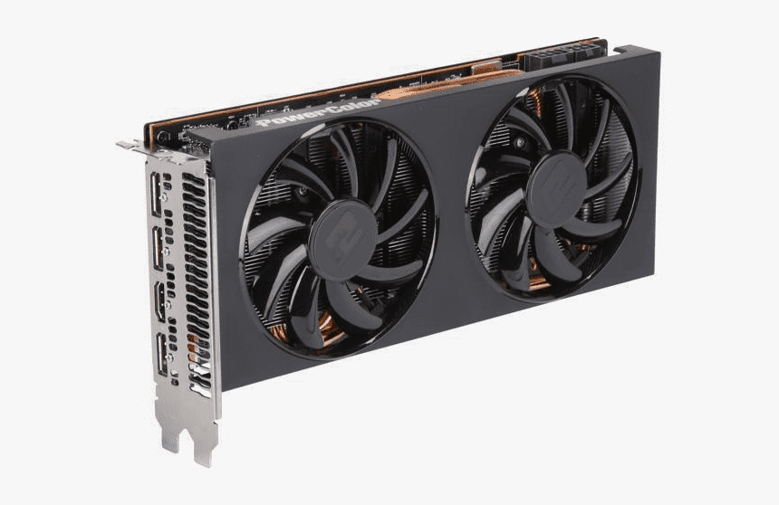 5700xt - Powercolor Radeon Rx 5700 Xt, HD Png Download, Free Download