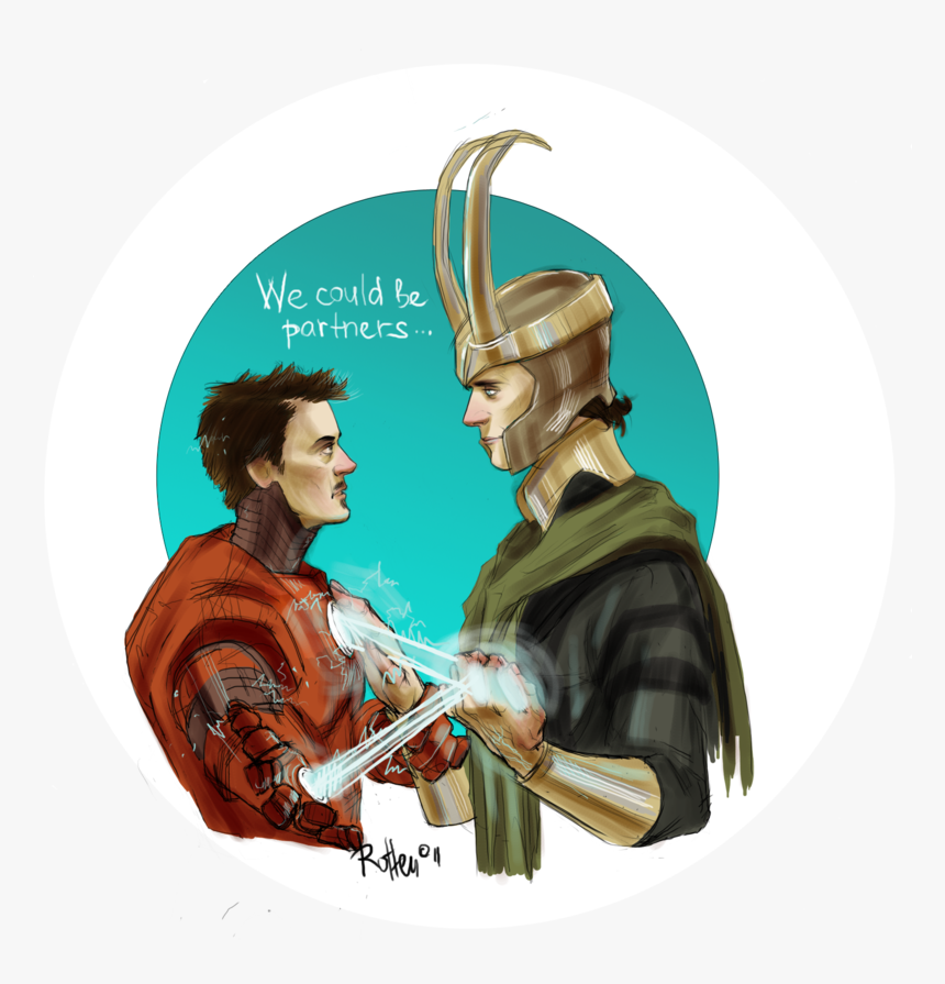 Fanart Loki And Iron Man, HD Png Download, Free Download