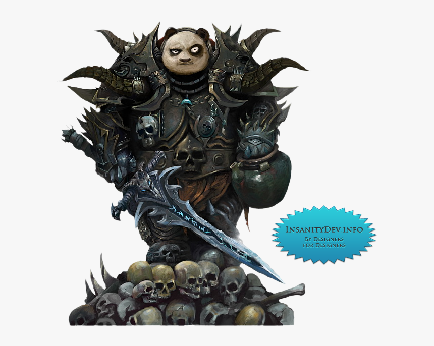 Pandaren Death Knight Art, HD Png Download, Free Download