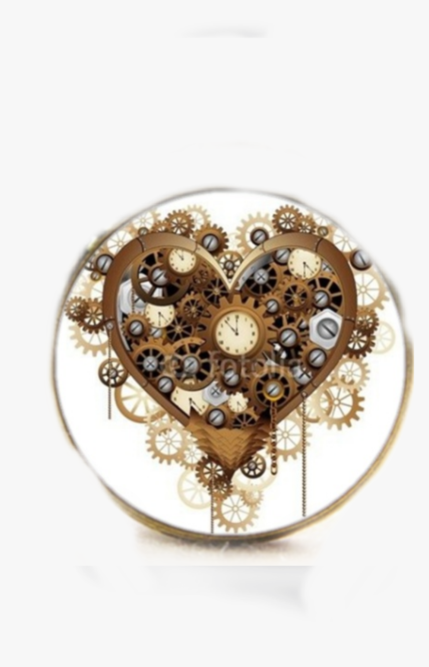 #steampunk #heart #gears - Steampunk Heart, HD Png Download, Free Download