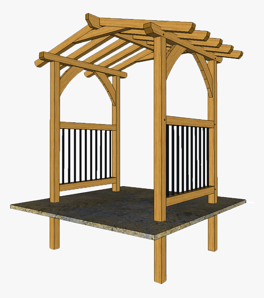 3d Litchgate 1 - Gazebo, HD Png Download, Free Download