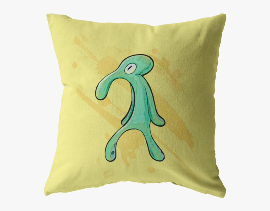 Bold And Brash Spongebob Throw Pillow / Pillow Cover - Nicolas Cage Pillow Meme, HD Png Download, Free Download