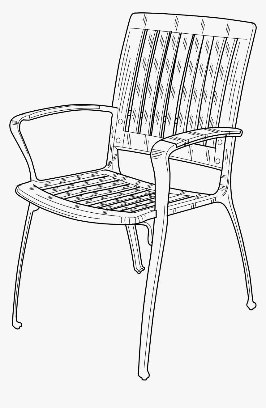 Plastic Chair Svg Clip Arts - Chair Clip Art, HD Png Download, Free Download