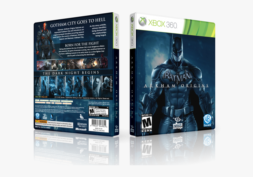 Arkham Origins Box Art Cover - Batman: Arkham Origins, HD Png Download, Free Download