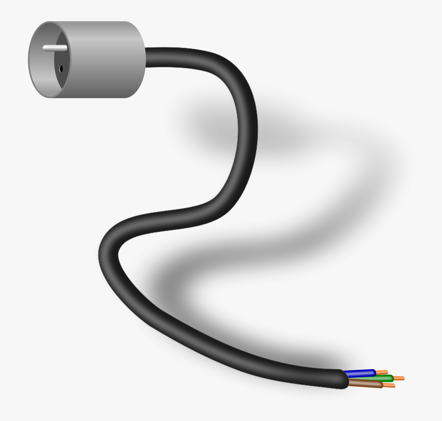 Plug In Cable Png Clipart , Png Download - Tv Cable Clipart, Transparent Png, Free Download