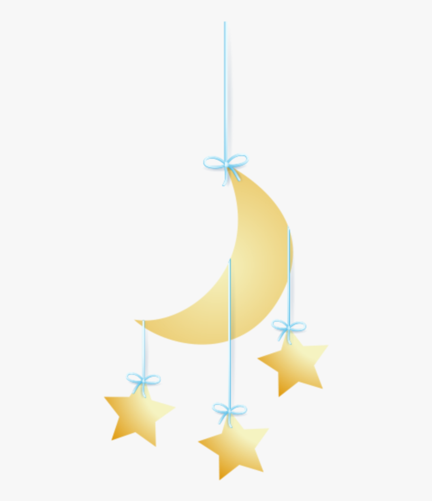 Ftestickers Clipart Cartoon Moon Stars Cute - Colored Stars Different Sizes, HD Png Download, Free Download