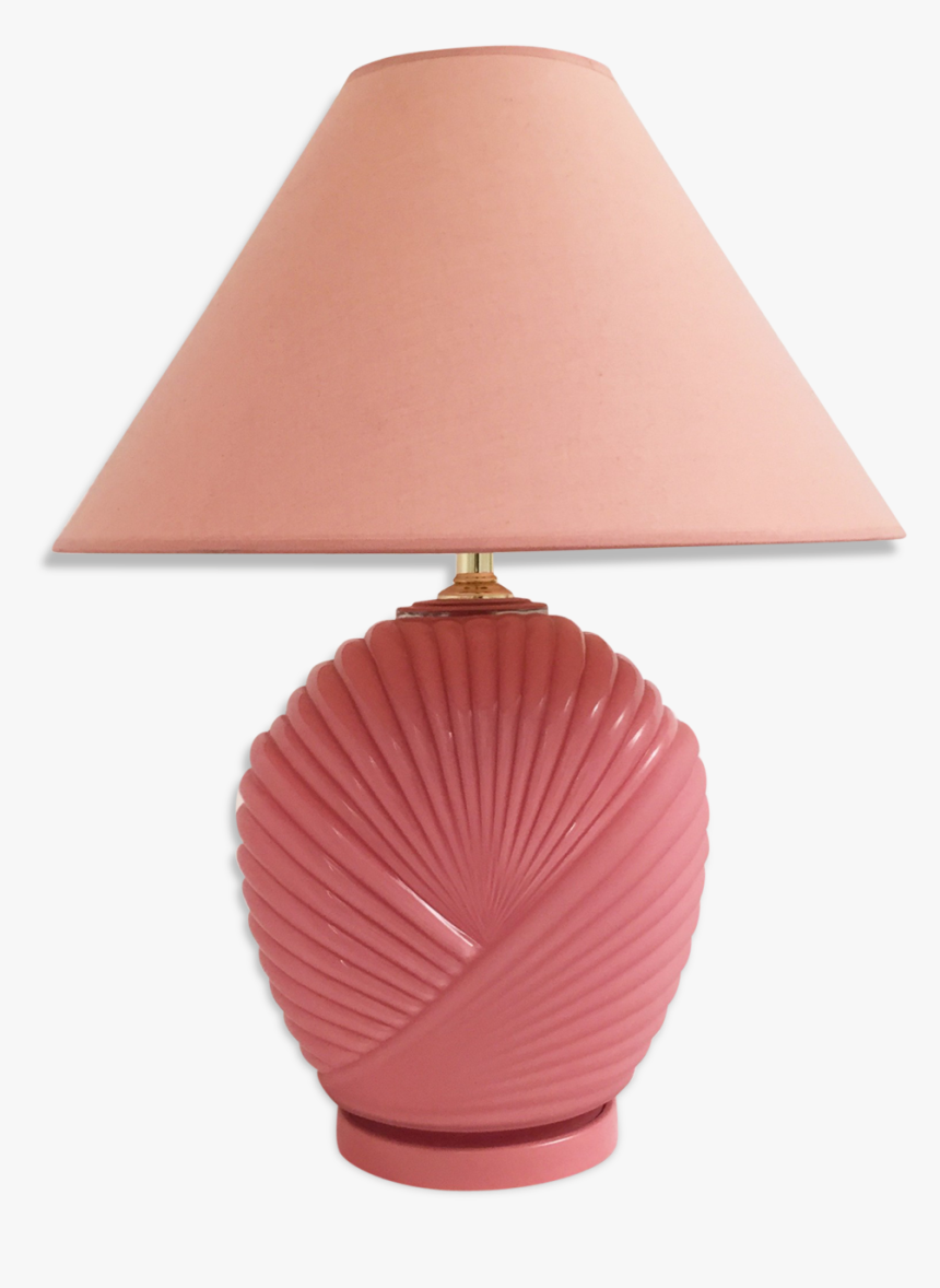 American Vintage Miami Pink Candy Glass Table Lamp"
 - Lampshade, HD Png Download, Free Download