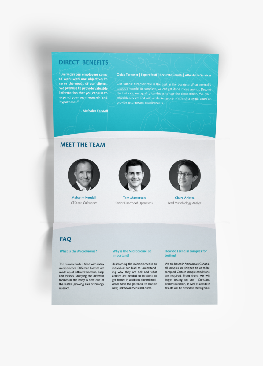 02 Trifold Mockup In2 - Flyer, HD Png Download, Free Download