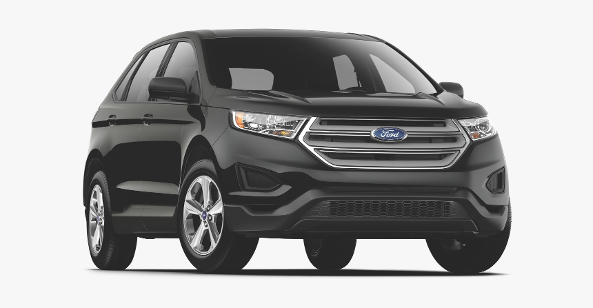 A Black Ford Edge Se On A Transparent Background - Black Ford Edge 2018, HD Png Download, Free Download