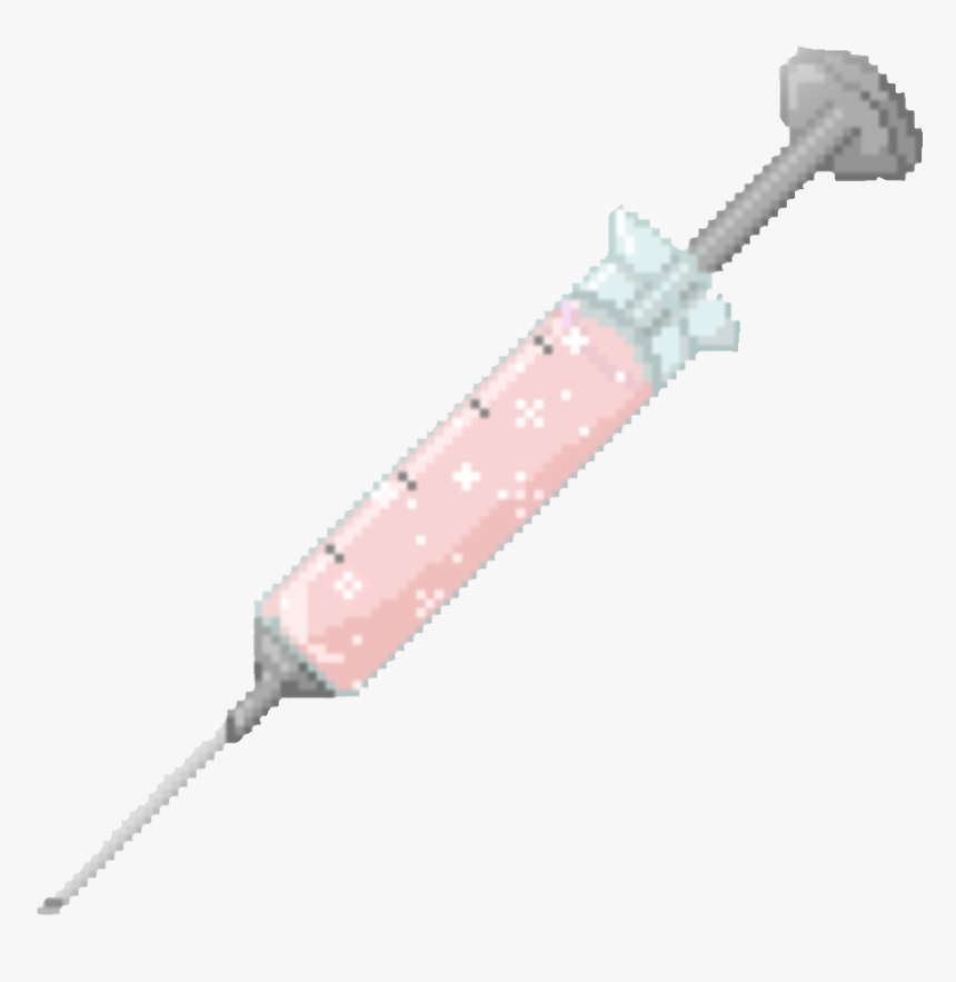 #pixel #pixels #pixelart #pixels #pixelsticker #pixelfood - Syringe Aesthetic Transparent, HD Png Download, Free Download