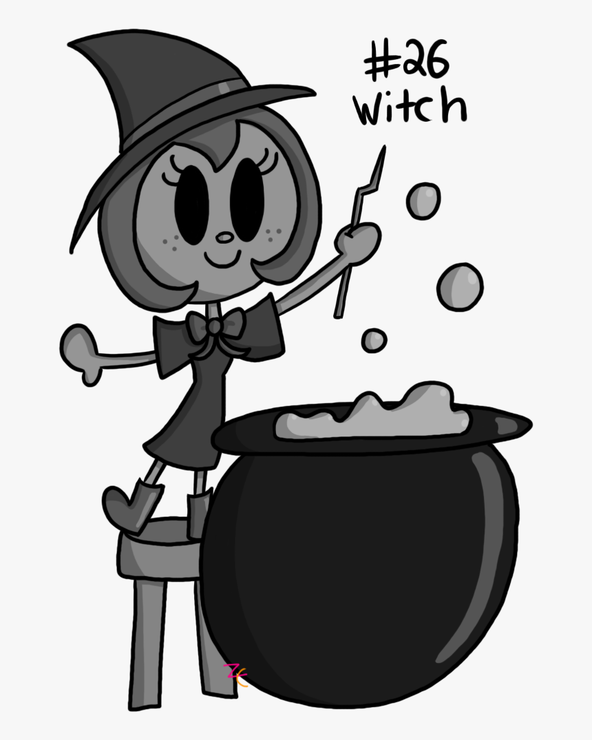 Prompt 26 For Toontober Was “witch” I Made A Little, HD Png Download, Free Download
