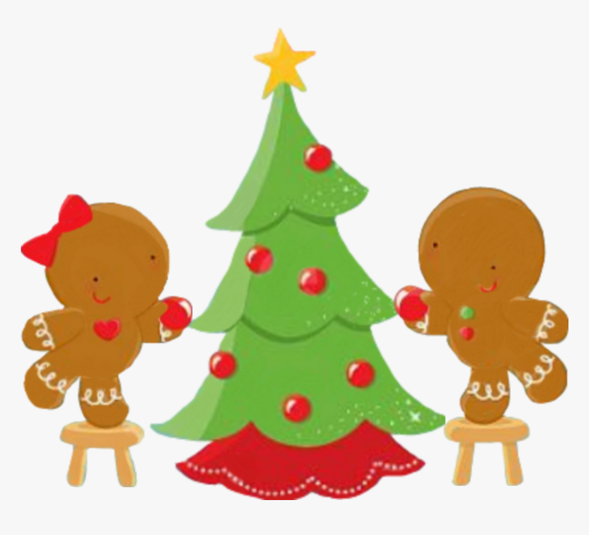 #christmastree #gingerbreadman #gingerbreadboy #gingerbreadwoman - Arvore De Natal Desenho Png, Transparent Png, Free Download