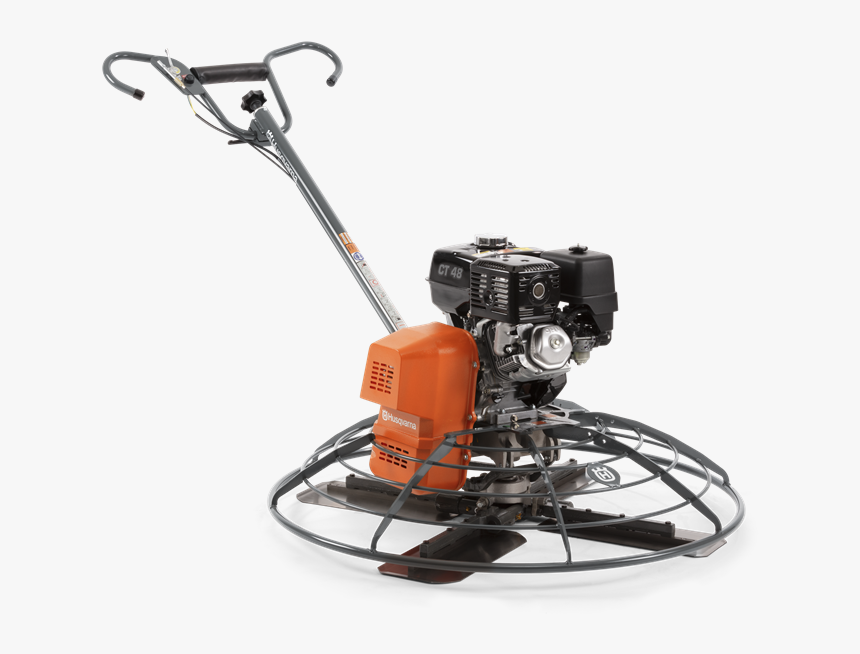 Husqvarna Ct 48-8a 48in Power Trowel With Twist Pitch - Concrete Grinder, HD Png Download, Free Download